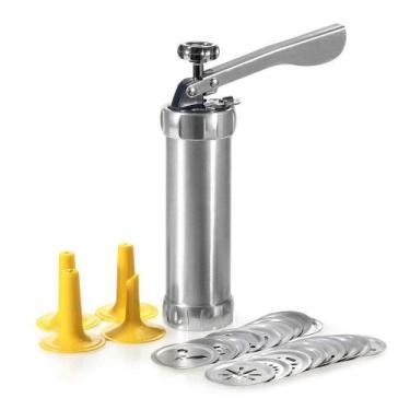 Imagem de Máquina Modelador De Biscoito Bolacha Bolo 20 Formas 4 Bicos - Lorben