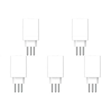 Imagem de Kit C/5 - Protetor De Surto Plug 2P+T 10A Qualitronix Bra... - RCD