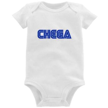 Imagem de Body Bebê Chega - Foca na Moda, Branco, P