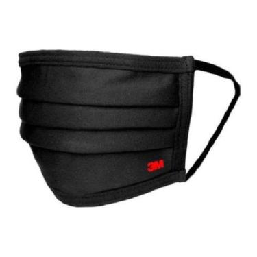 Imagem de Máscara Reutilizável Preta Lavavel - 3M