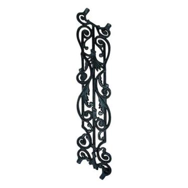 Imagem de Grade de Ferro Fundido Imperial Inclinada de Varanda 83x17cm - UNICLÁU