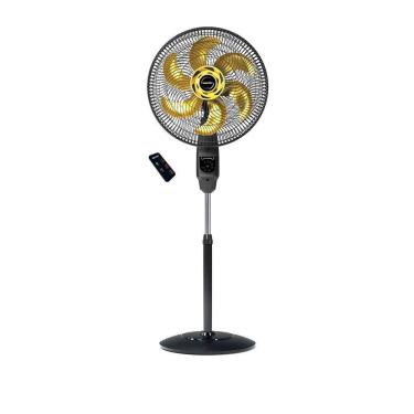Imagem de Ventilador De Coluna Mallory Chronos 40 Cm Preto E Dourado 220V