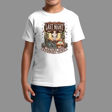 Imagem de Camisetas Infatil Básica Masculina Moda De Country confortável Manga C