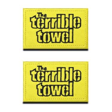 Imagem de 2 peças terrível toalha gancho e laço engraçado moral social meme patch, emblema bordado de motociclista, aplique DIY para mochilas, coletes, bolsas de ginástica, chapéus, capacetes, roupas