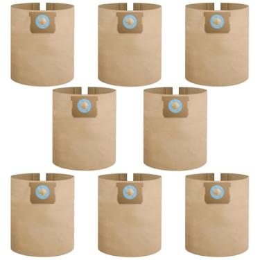 Imagem de Sacos de vácuo DXVA19-4102 compatíveis com DEWALT 12-16 galões aspirador úmido/seco, saco de filtro descartável para coleta de poeira DXV12P DXV14P DXV16P DXV16PA DXV16S