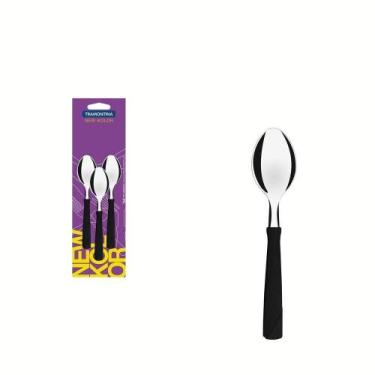 Imagem de Conjunto De Colheres Para Chá New Kolor Com Lâminas Em Aço Inox E Cabo