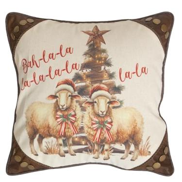 Imagem de Carstens, Inc. Almofada Baa La Christmas 45,7 x 45,7 cm