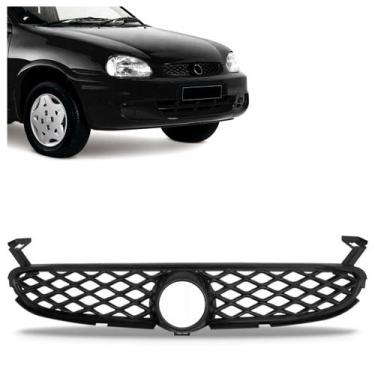Imagem de Grade Radiador Corsa 2000 2001 2002 2003 Preto Colmeia - SP ACESSÓRIOS