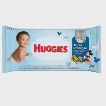 Imagem de Lenço Umedecido Huggies Tripla Proteção Disney Baby 88 unidades