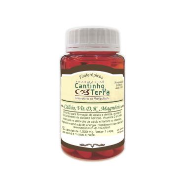 Imagem de Óleo Cálcio + Vit D + Vit K + Magnésio 1g/ 60capsulas - Kit com 3 potes