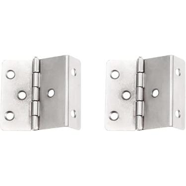 Imagem de Mini dobradiças, dobradiças de bumbum retrô, 2 peças de liga de zinco de 43 x 17 mm para decoração de móveis de porta de armário dobradiça vintage joias caixas de madeira dobradiça de bagagem bronze