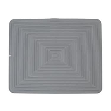 Imagem de Tapete de Bancada de Silicone, Tampa de Escorrinto de Secagem de Pisos de Pisos de Drenagem de Drenagem Não Deslizante Tamanho Grande para Cozinha Com Fácil Manutenção Lava