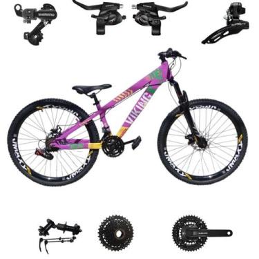 Imagem de Bicicleta Vikingx Tuff 25 Cambios Shimano e Trocadores Shimano 24 Velo