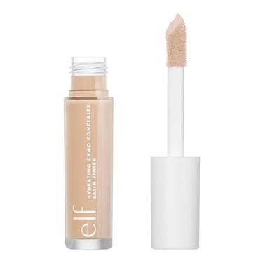 Imagem de e.l.f. Cosmetics Corretivo camuflado de cetim hidratante - bege médio, 0,203 onças líquidas