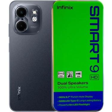 Imagem de Smartphone INFINIX Smart 9HD 64GB ROM 6GB RAM Tela 90Hz/6.7" Dual Spea