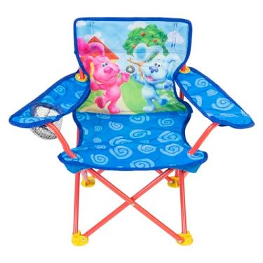 Imagem de Blues Clues & You Cadeira infantil dobrável para crianças – Cadeira dobrável para parque, esportes ou pátio inclui bolsa de transporte, por JAKKS Pacific Toddlers 24M +