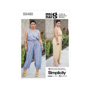 Imagem de Simplicity Misses Jumpsuit-16-18-20-22-24 -SS9480U5
