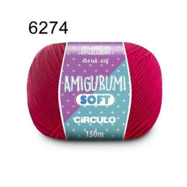 Imagem de Fio Amigurumi Soft Circulo 150m Cor 2 - Círculo, 6274-Choque