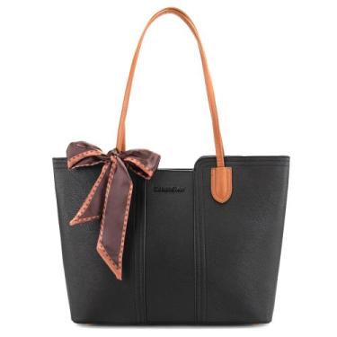 Imagem de Sacola Montana West Medium Top Handle, preta