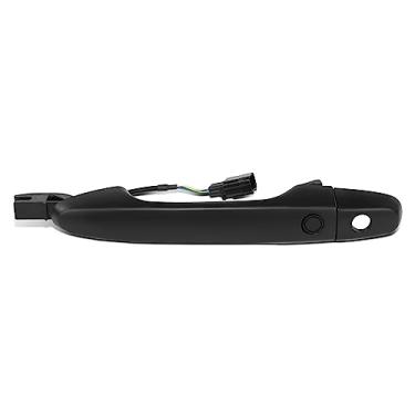 Imagem de DNA MOTORING Maçaneta externa dianteira esquerda compatível com Honda Civic 12-15/12-16 CR-V, com fechadura, preta, OEM-DHO-01080