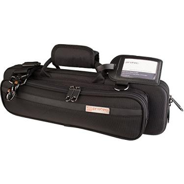 Imagem de Protec Capa Flute Slimline PRO PAC (serve para pés B ou C), preta, modelo PB308