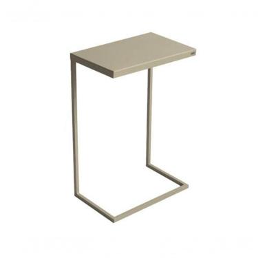 Imagem de Mesa De Apoio Wire Aço Carbono Taupe - Linee