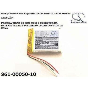 Imagem de Bateria Para RELOGIO Edge 510  Atenção Sem Conector!!!! Cr - bgb