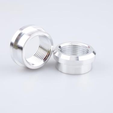 Imagem de AC PERFORMANC 2,5 cm NPT solda fêmea em bung tanque de combustível soldável de alumínio, pacote com 2