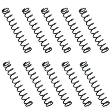 Imagem de LUORNG 10 Peças De Captador Guitarra Elétrica Com Mola Humbucker, Altura Ajustável 25X4,5 Mm, Ponte Preta Para Baixo Ou P90