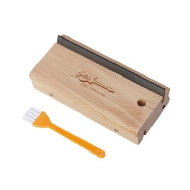 Imagem de Esquirla Lima de chanfradura de trastes, ferramenta de luthier para guitarra, baixo, acabamento de extremidade de trastes para rebarbação de trastes