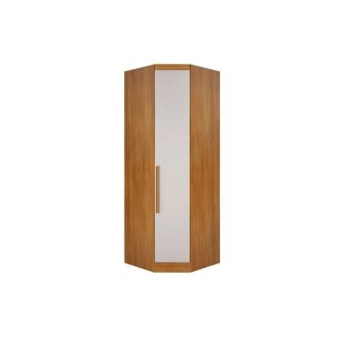 Imagem de Guarda Roupa Closet de Quarto de Canto Obliquo Rizon/Linea c/ 1 Porta Cumaru/Fendi 25 - Novo Horizonte