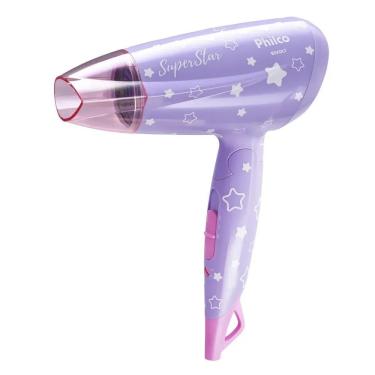 Imagem de Secador De Cabelo Philco Compact Travel 1200w Bivolt Roxo