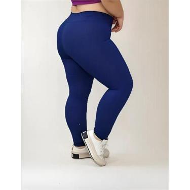 Imagem de Calça Legging Plus Size cintura alta cos largo GG - G1 = G2 - G3 - K2B