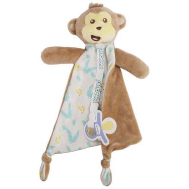 Imagem de Naninha Com Prendedor de Chupeta Pimpolho Menino, Macaco
