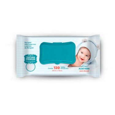 Imagem de Lenço Umedecida Toalha Marigold Baby Premium 120Un