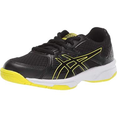 Imagem de Tênis infantil ASICS Upcourt 3 GS de vôlei, Black/Sour Yuzu, 1.5 M US