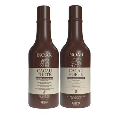 Imagem de Inoar Kit Cacau Forte Shampoo e Condicionador 500ml
