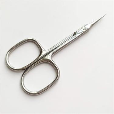 Imagem de Tesoura de cutícula, alicate ultrafino para remoção de cutículas, ferramentas profissionais de manicure, brilhante, BH01