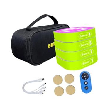 Imagem de Colaxi Luzes de Agilidade de Reação para Crianças Melhoram os Reflexos Esportivos com Bolsa de Armazenamento Portátil para Tênis, Futebol, Boxe e Vôlei, Conjunto de 4 Luzes