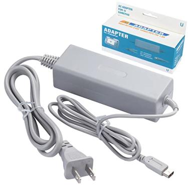 Imagem de Carregador para Wii U Gamepad, cabo de alimentação adaptador de CA de substituição para Nintendo Wii U Gamepad