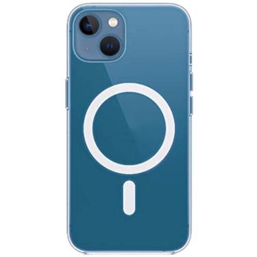 Imagem de Capinha Magnética Case Transparente Carrega por Indução Proteção Todos Modelos 11 12 13 14 Pro Max Plus NO2PROBLEMS (Iphone 14 Plus)