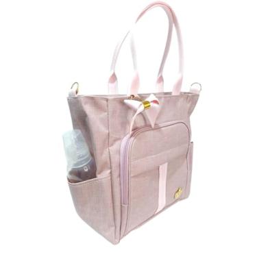 Imagem de Bolsa Maternidade Lateral Passeio Carrinho com Trocador Rosa