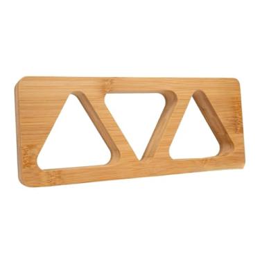 Imagem de IEUDNS Máquina de fazer bolinhas de arroz de madeira, prensa para bolinhas de arroz, doméstica, criativa, durável, ferramenta portátil para fazer sushi, faça, Forma Triangular