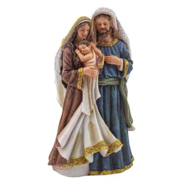 Imagem de Imagem Sagrada Família Importada Resina 20 Cm