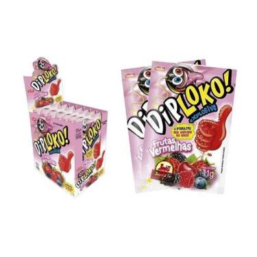 Imagem de Pirulito Explosivo Dip Loko Boom Frutas Vermelha 15un x 11g - Danilla