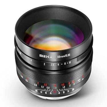 Imagem de Meike Lente De Foco Manual De Grande Abertura De 50 Mm F0,95 Compatível Com Câmeras Canon Rf Mount Eos R Rp R5 R6 R7 R10 R50 No Modo Aps-C
