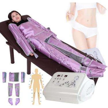 Imagem de Massagem Linfática Draiage Slimmig Equipmet, Slimig De Pressão De Ar Adequado Para Perda De Peso Corporal Relaxamento Muscular - Massagem Ideal Para Perna, Braço, Cintura E Corpo - Pr, A