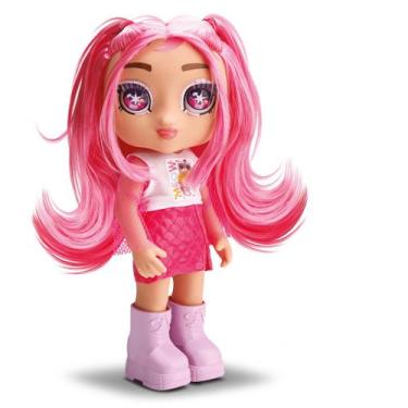 Imagem de Boneca Diver Surprise Teens K-pop Rosa c/ acessórios surpr - Divertoys