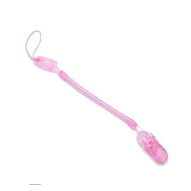 Imagem de Kit 3 Prendedor de Chupeta Tipo Mola Universal - Pro Baby, Rosa
