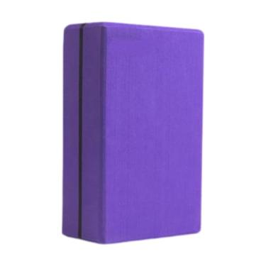 Imagem de Dynwave de exercícios de ioga de estabilidade com bordas chanfradas Acessórios de ioga Espuma EVA para exercícios Musculação Academia esportiva, Roxo